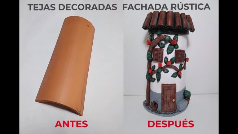 Teja decorativa para fachadas estilo rústico: Ideas y consejos